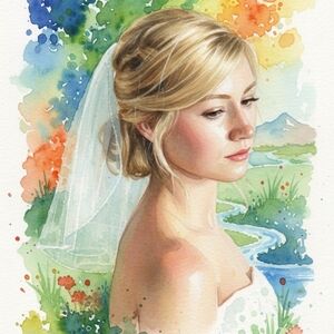 🆕Short Pearl Bridal Veil with Comb